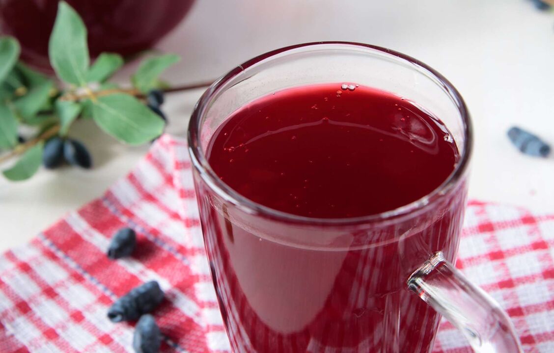 berry jelly in a drinkable diet