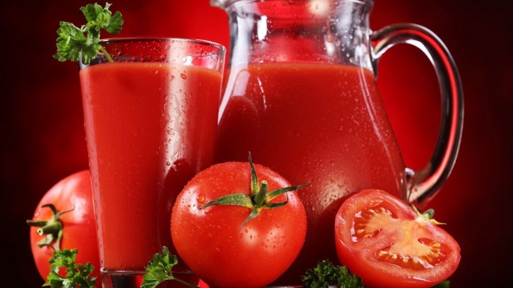 Freshly squeezed tomato juice is useful for acute pancreatitis